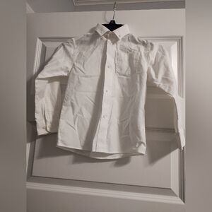 Boy's White Button Up Shirt